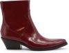 Calvin Klein Cowboy boots 00000R0727 , Rood, Dames online kopen