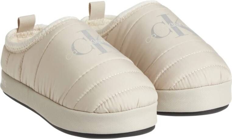 Calvin Klein home slipper wn , Beige, Dames