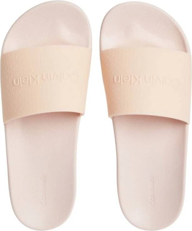 Calvin Klein pool slide nano ck , Roze, Dames
