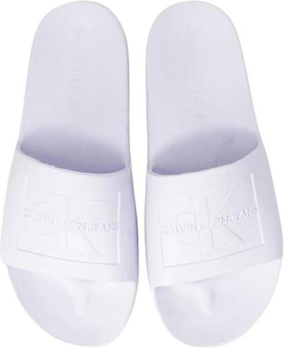 Calvin klein Jeans Pantoffels Wit Heren