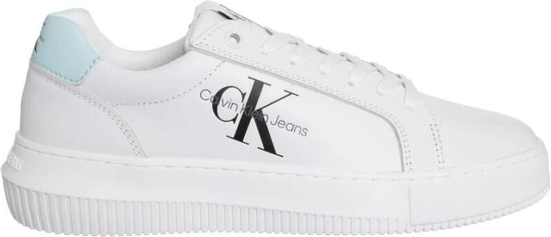 Calvin klein Lage Sneakers Jeans CHUNKY CUPSOLE LACEUP MON LTH WN