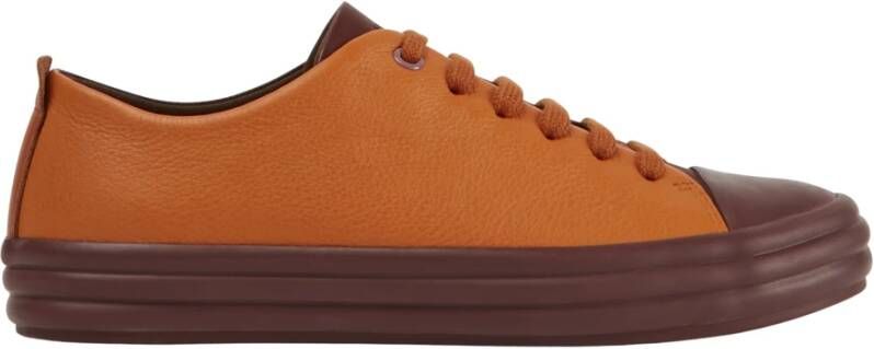 Camper Sneakers Twins K200980 , Oranje, Dames