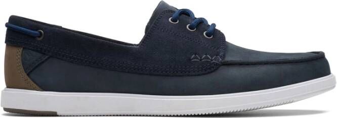 Clarks Instappers & Slip ons Blauw Heren