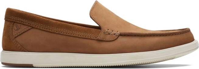 Clarks Instappers & Slip ons Bruin Heren