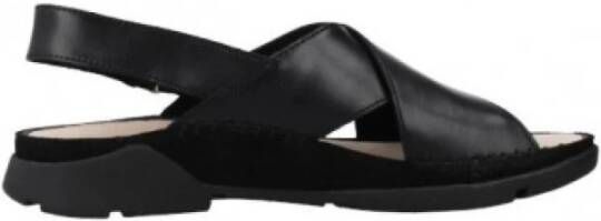 Clarks Platte sandalen , Zwart, Dames