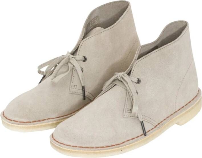 Clarks Platte schoenen , Beige, Heren