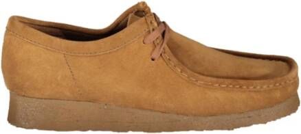 Clarks Platte schoenen , Bruin, Heren