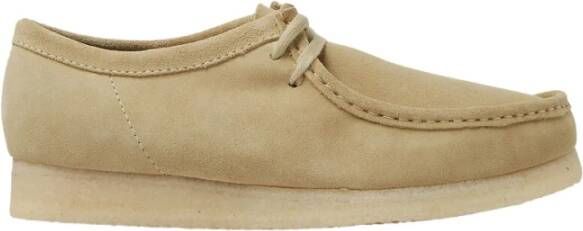 Clarks Scarpa Wallabee Maple , Beige, Heren