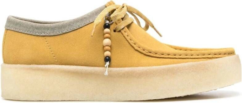 Clarks Wallabee Cup M Amber , Geel, Heren