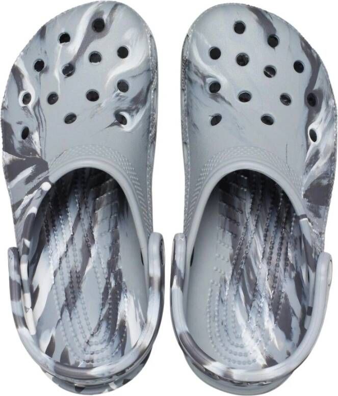Crocs Klassieke gemarmerde klompen , Grijs, Unisex