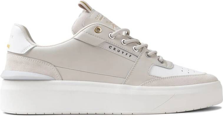 Cruyff Endorsed Tennis Sneakers Cream Senior , Beige, Heren