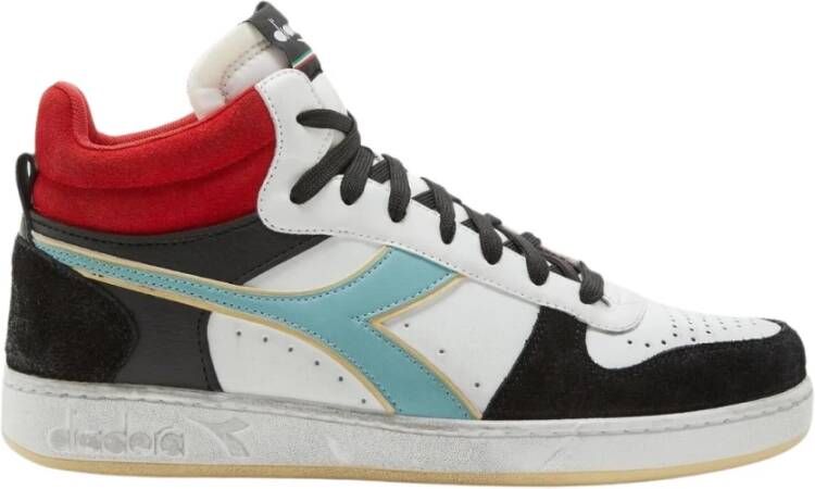 Diadora Magic Bas Dem L Sneakers , Zwart, Heren
