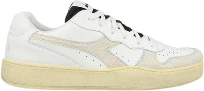 Diadora Sneakers Mi Basket Lage Horsy 501.177448 schoenen , Wit, Heren