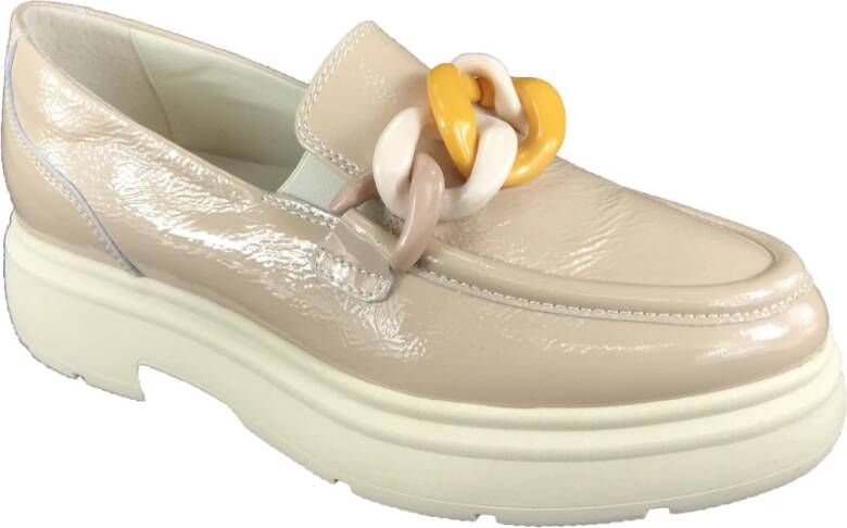 DL Sport Instappers & Slip ons Beige Dames