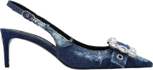 Dolce & Gabbana Appliquéd pumps , Blauw, Dames