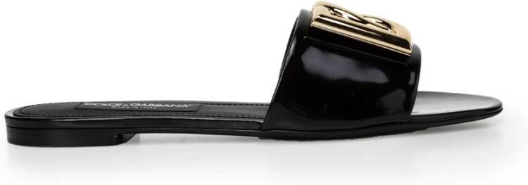 Dolce Gabbana Flat shoes Black , Zwart, Dames