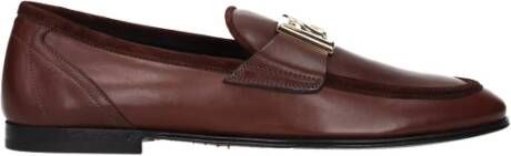 Dolce & Gabbana Instappers & Slip ons Bruin Heren