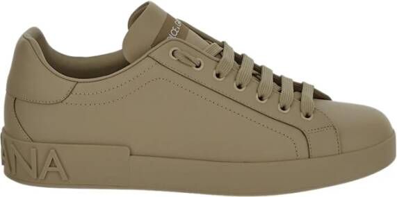 Dolce & Gabbana Portofino Sneakers , Beige, Heren