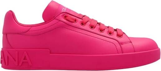Dolce & Gabbana ‘Portofino’ sneakers , Roze, Dames