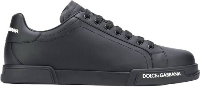 Dolce & Gabbana Portofinoappa sneakers , Zwart, Heren