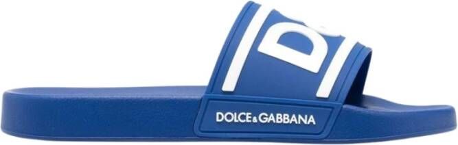 Dolce & Gabbana Pantoffels Blauw Heren