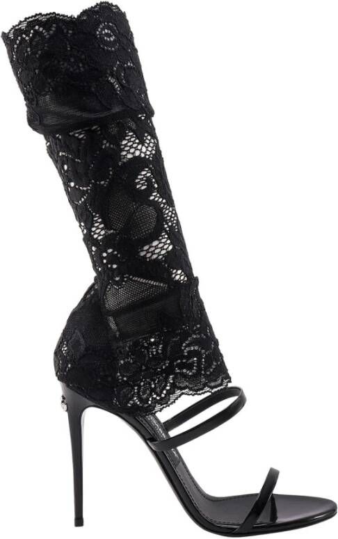 Dolce & Gabbana Sandalen Zwart Dames