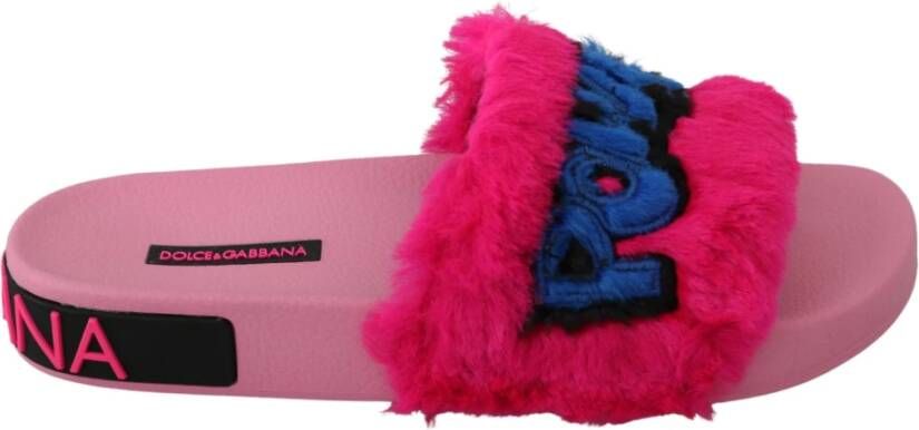 Dolce & Gabbana Schuifregelaars , Roze, Dames