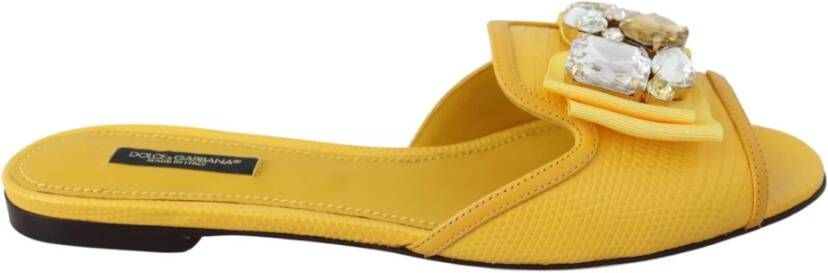 Dolce & Gabbana Slippers Geel Dames
