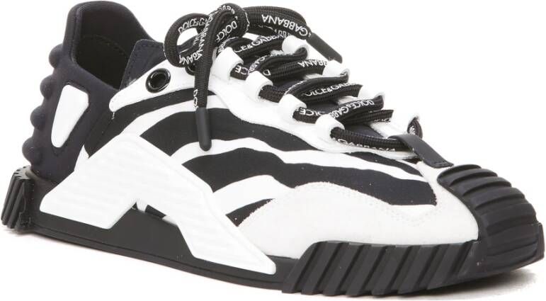 Dolce & Gabbana Low Top Sneakers NS1 , Zwart, Dames