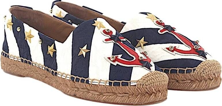 Dolce & Gabbana Spadrillos , Blauw, Dames