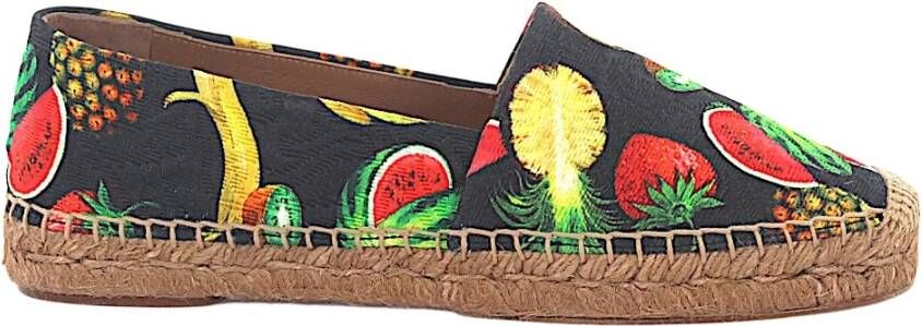 Dolce & Gabbana Spadrillos , Zwart, Dames