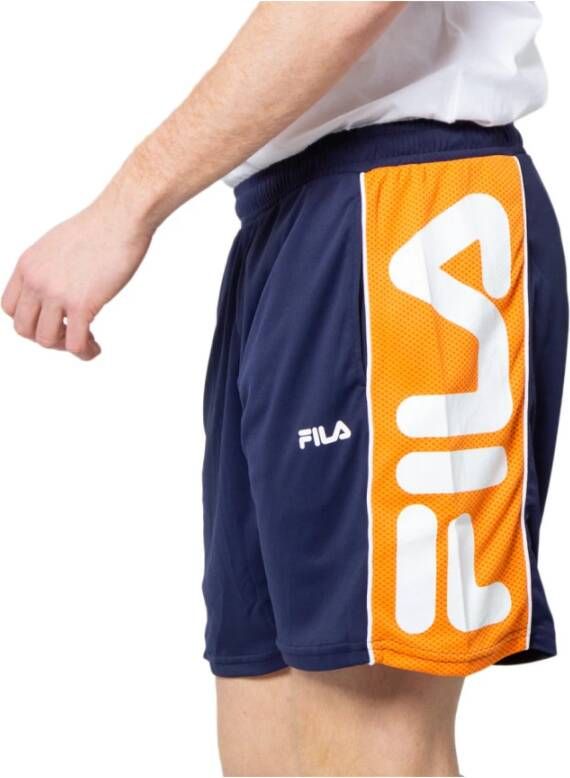 Fila Shorts Print voorzakken , Blauw, Heren