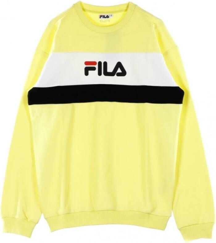 Fila Steven Crew Sweat Climb Sweatshirt , Geel, Heren