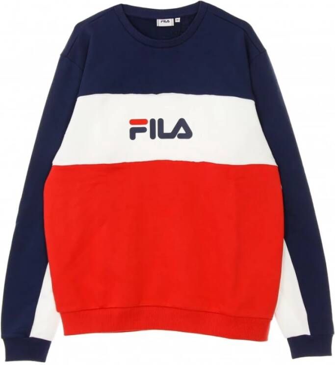 Fila Sweatshirt van het bemanning , Rood, Heren