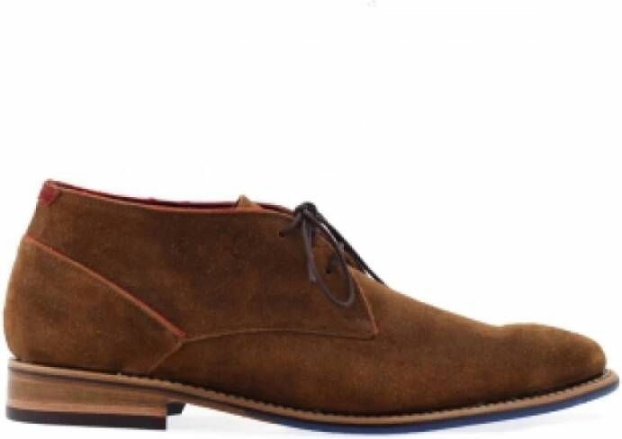 Floris van Bommel 10673/07 veterschoenen , Bruin, Heren