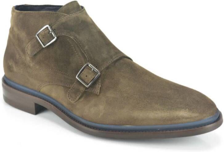 Floris van Bommel Ankle Boots , Beige, Heren