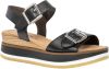 Gabor Platte sandalen , Zwart, Dames online kopen