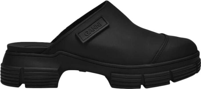 Ganni Weersvoorspelling voor sandalen , Zwart, Dames