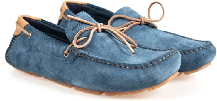 Geox Instappers & Slip ons Blauw Dames