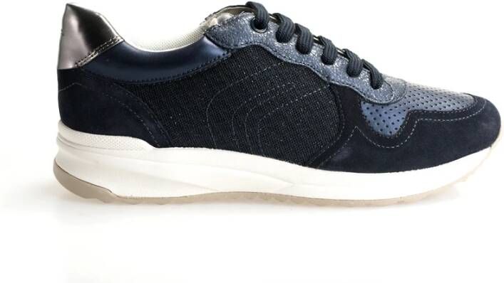 Geox D Airell Sneakers Voor in het Blauw Dames Schoenen voor voor Hakken voor Sandalen met hak 