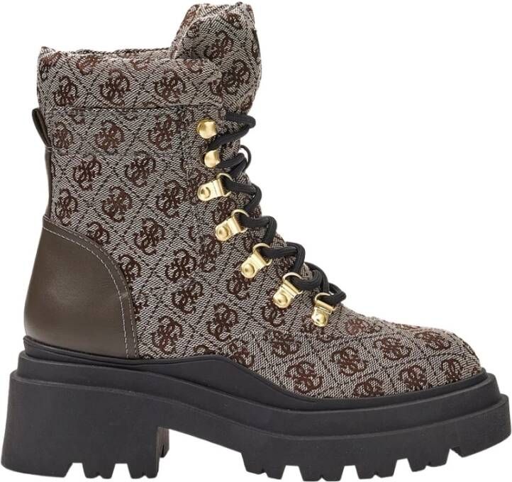 Guess Laarzen met hakken , Bruin, Dames