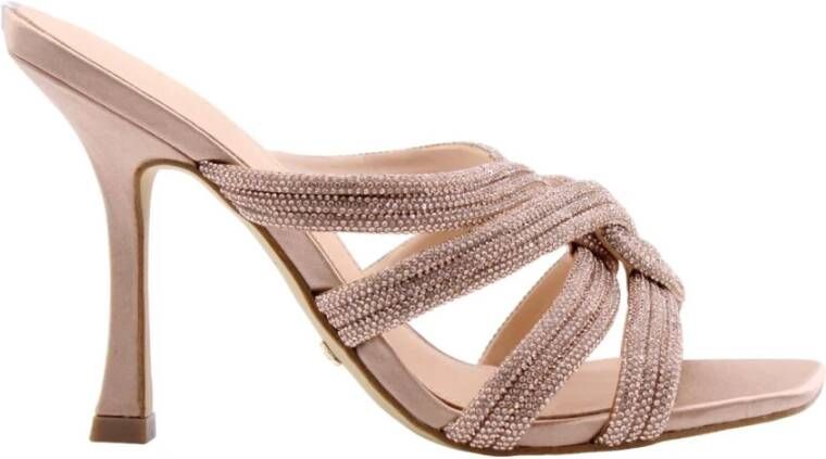 Guess Muilezels met hakken , Beige, Dames