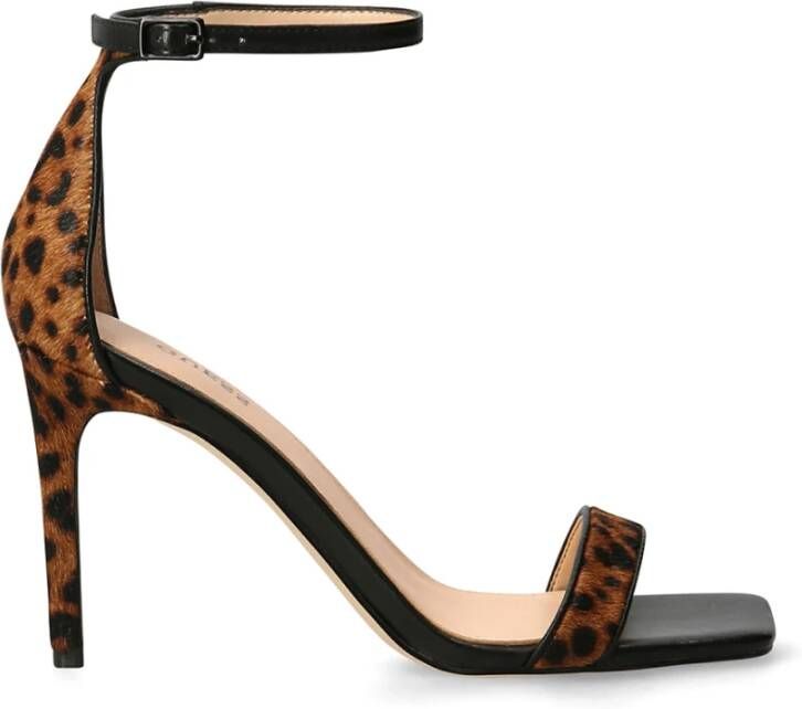Guess Sandalen met hoge hakken , Bruin, Dames