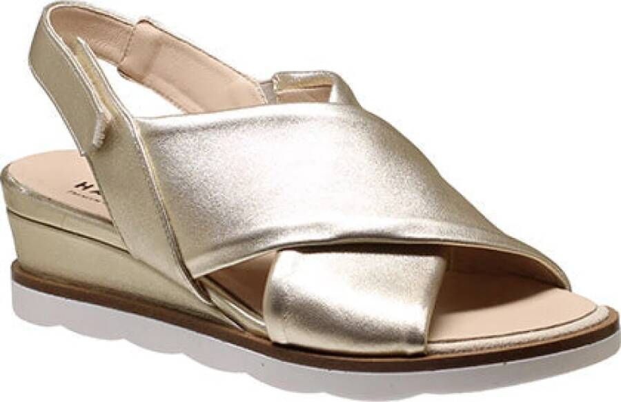 HASSIA Hoge hiel sandalen 313030 39698 , Geel, Dames