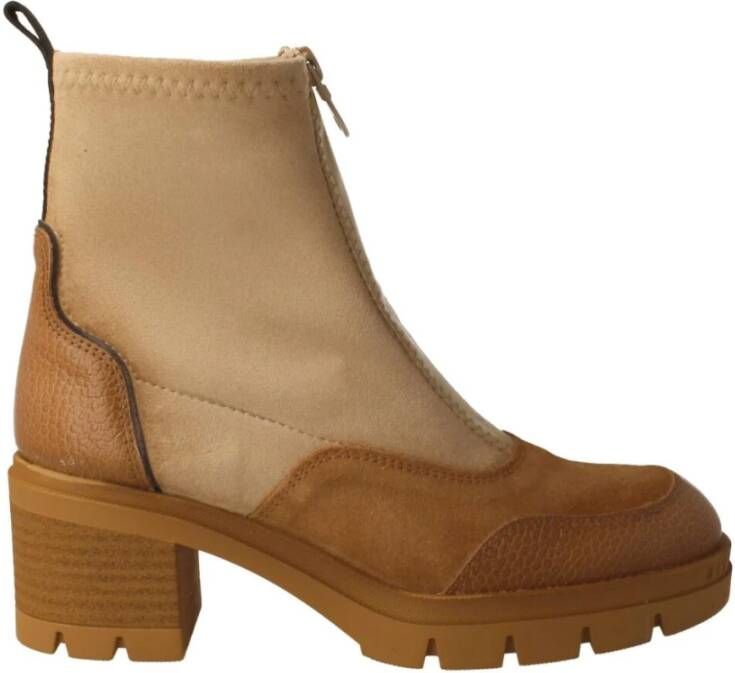 Hispanitas Enkel laarzen , Beige, Dames