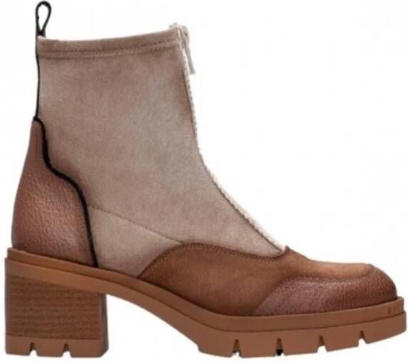 Hispanitas Laarzen met hakken , Bruin, Dames