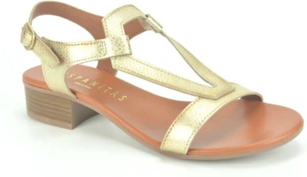 Hispanitas Platte sandalen , Beige, Dames