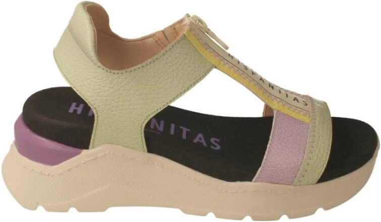 Hispanitas Platte sandalen , Beige, Dames