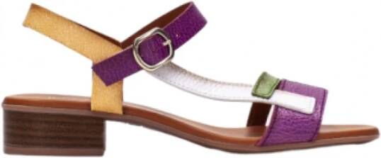 Hispanitas Platte sandalen , Paars, Dames