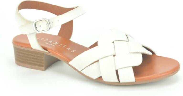 Hispanitas Sandalen met hoge hakken , Beige, Dames